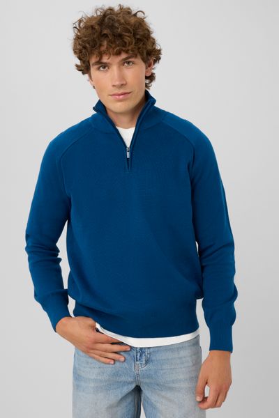 Pull col montant zipp&eacute;