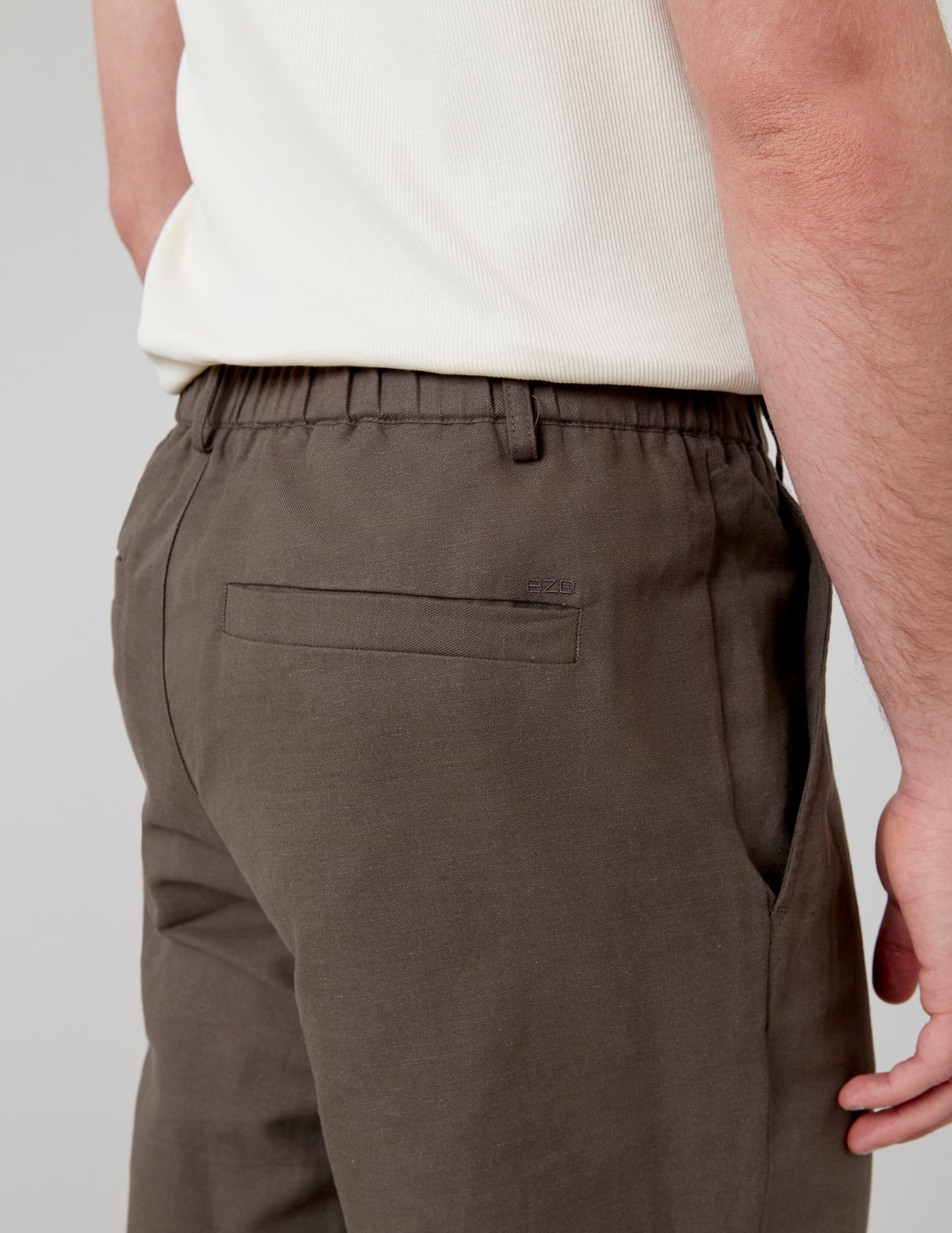 Pantalon de ville coton lin