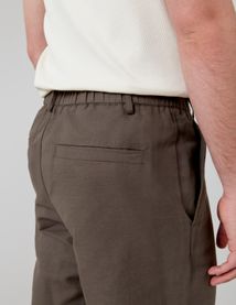 Pantalon de ville coton lin