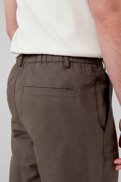 Pantalon de ville coton lin