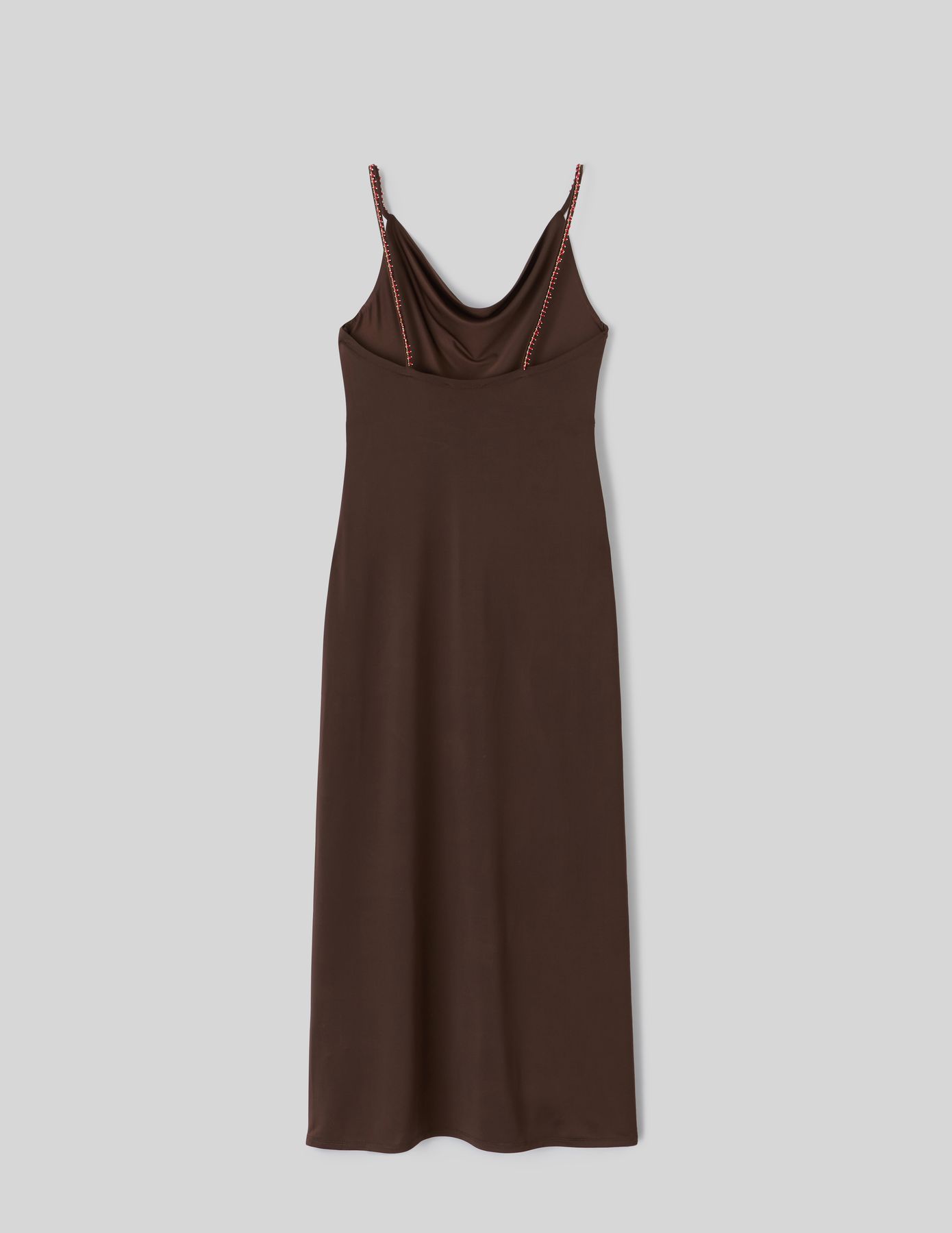 Robe longue col bénitier