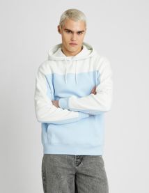 Sweat à capuche colorblock