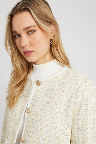 Veste en tweed courte