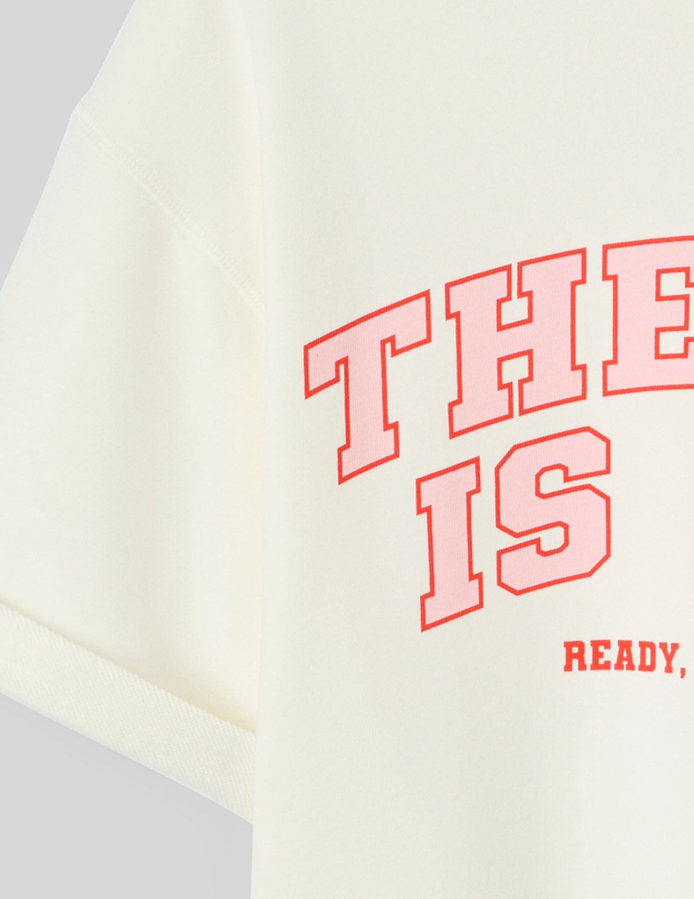 Sweat imprim&eacute; manches courtes