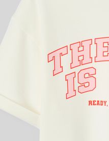 Sweat imprim&eacute; manches courtes
