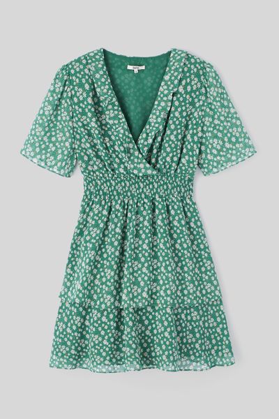 Robe courte imprim&eacute;e