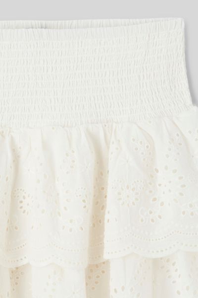 Jupe brod&eacute;e &agrave; volants