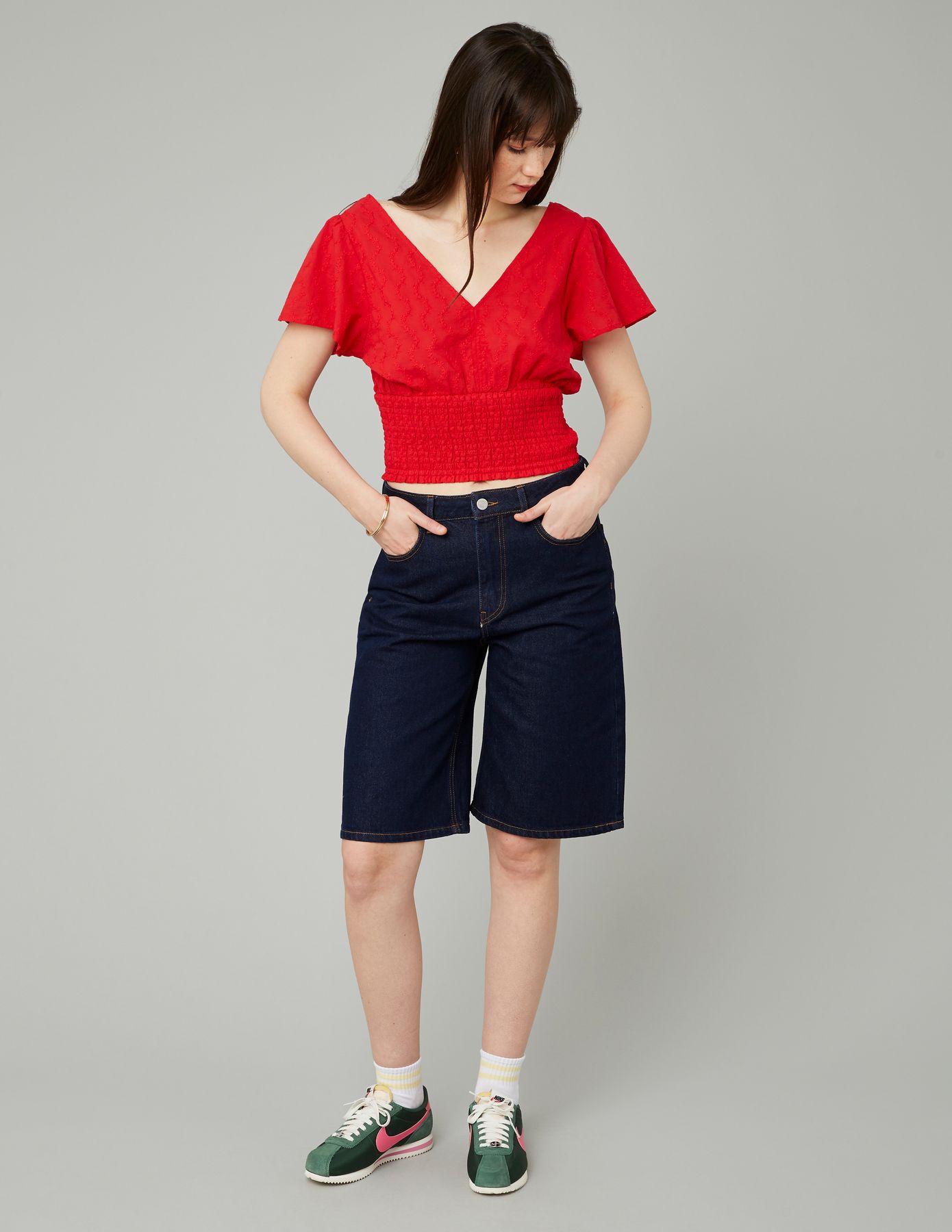 Blouse en broderie anglais