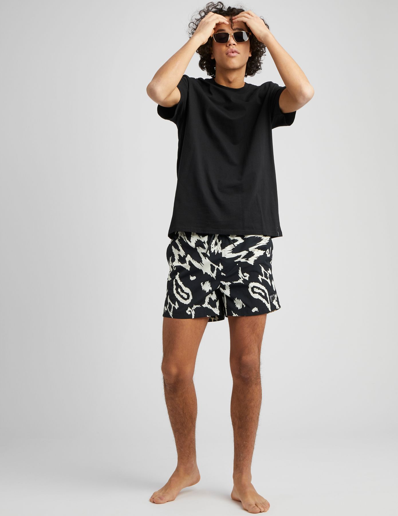 Short de bain imprimé