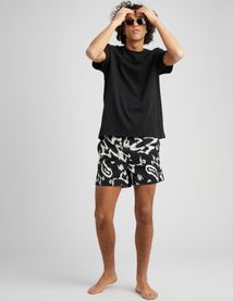 Short de bain imprimé
