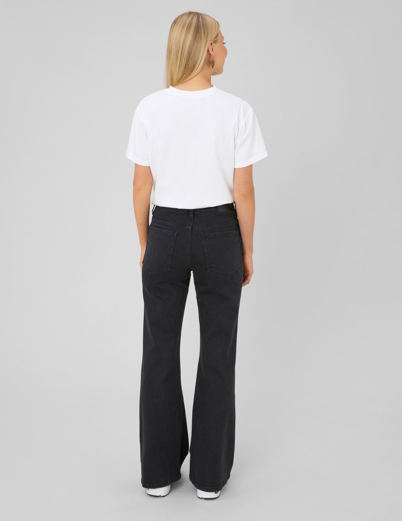 Jean flare taille haute