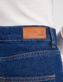 Jean straight taille haute