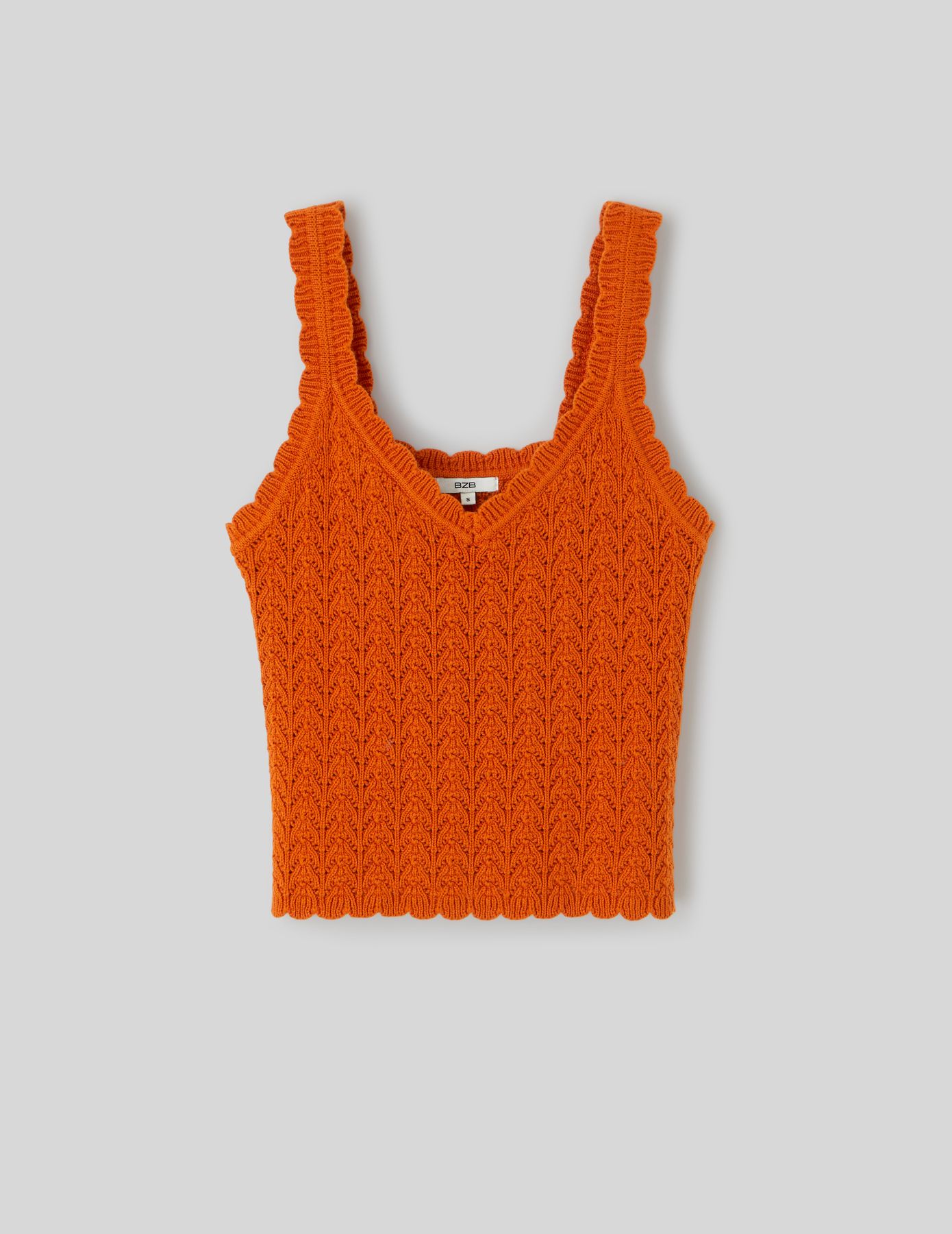 Débardeur ajouré en crochet