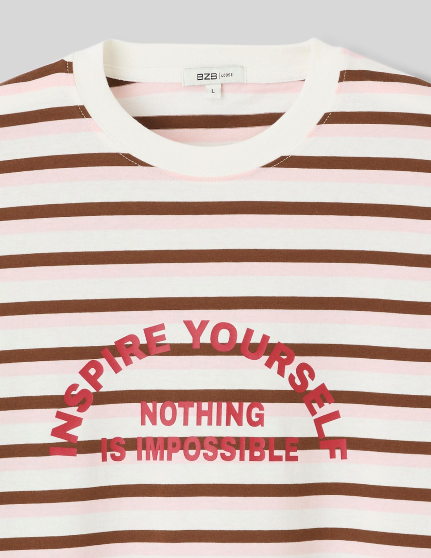 T-shirt &agrave; rayures