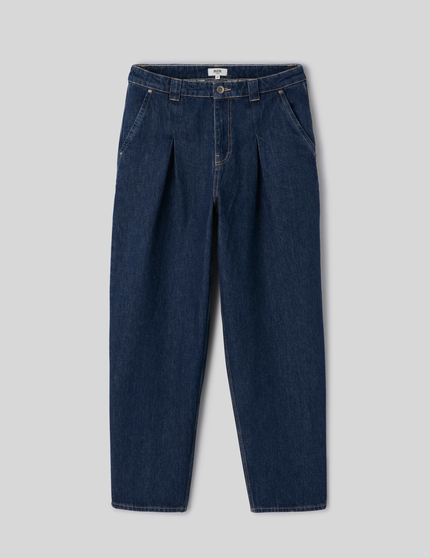 Loose jean ample &agrave; plis