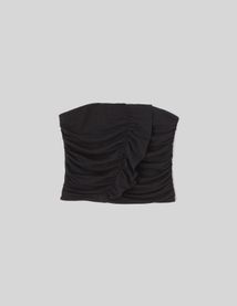 Bustier à volant pailleté