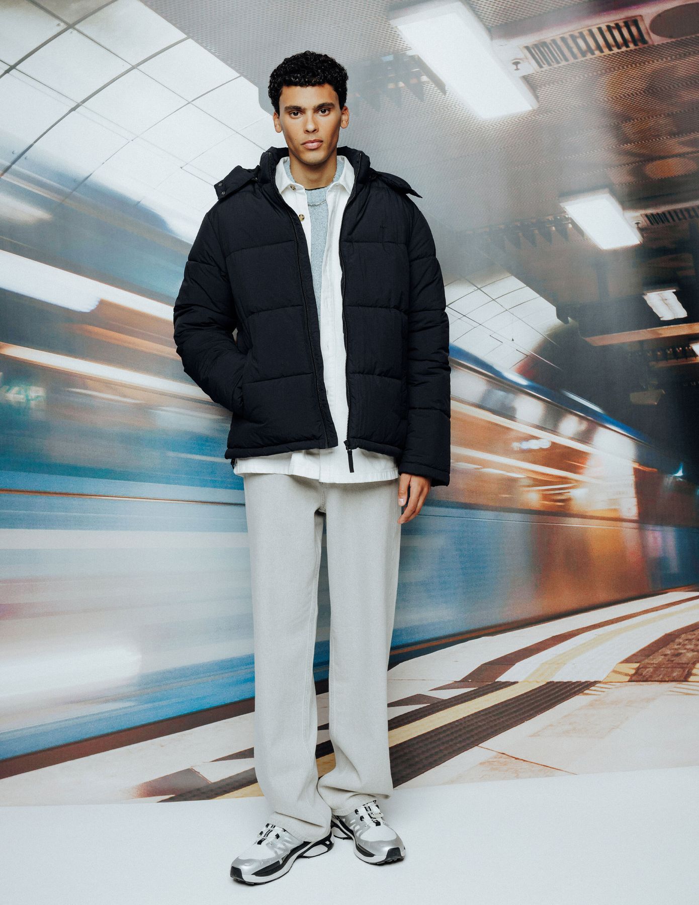 Jean loose délavé
