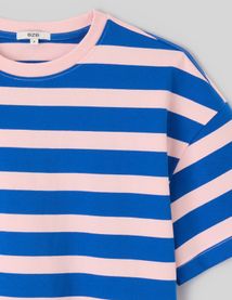 T-shirt crop ray&eacute;