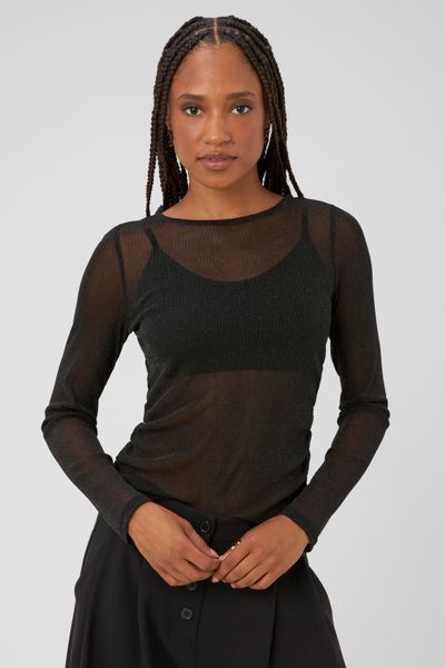 T-shirt manches longues paillet&eacute;