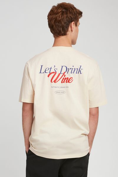 T-shirt imprimé devant dos
