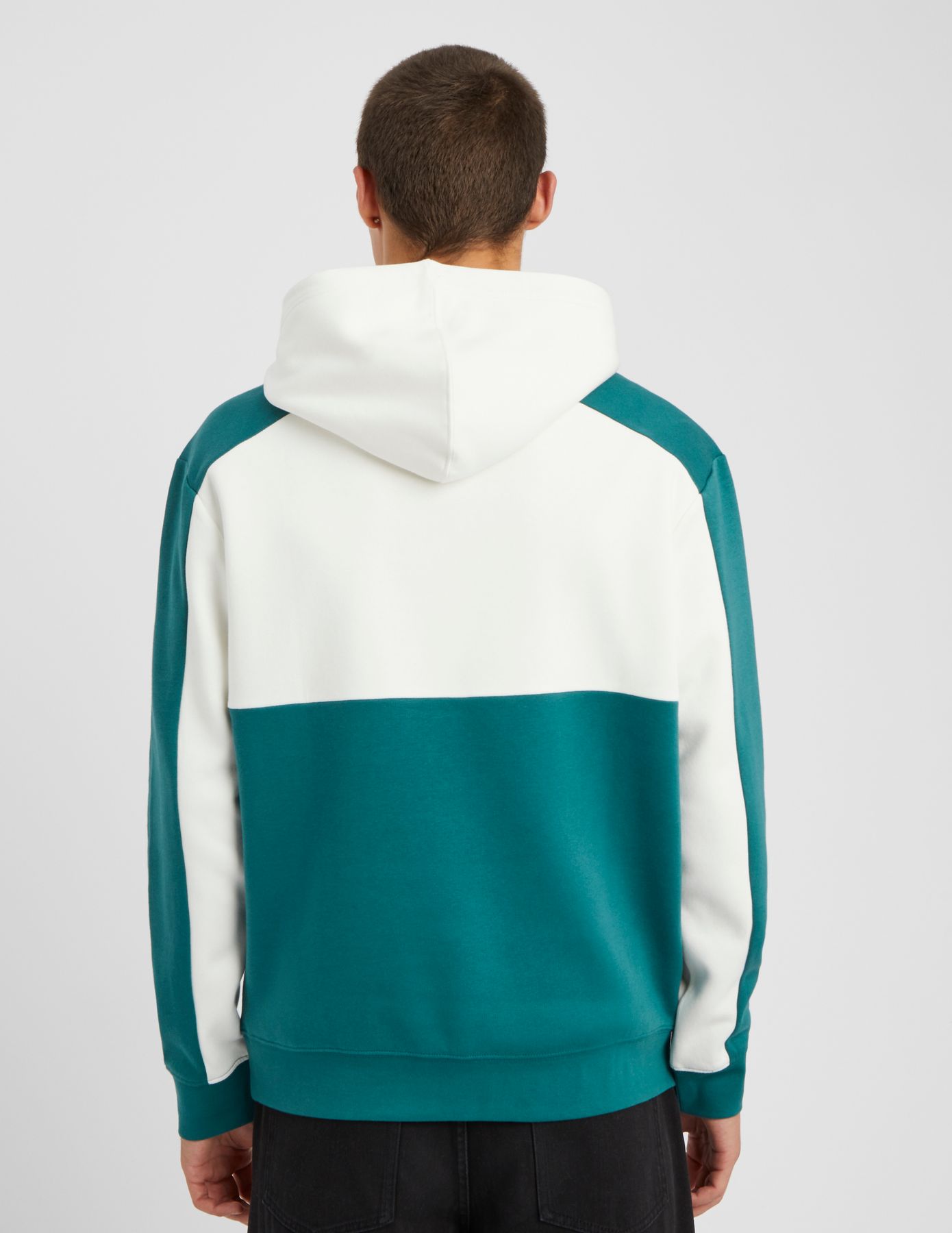 Sweat à capuche colorblock