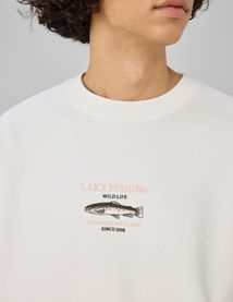 Sweat broderie poitrine