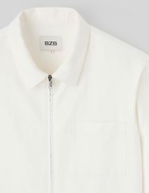 Veste zippée texturée