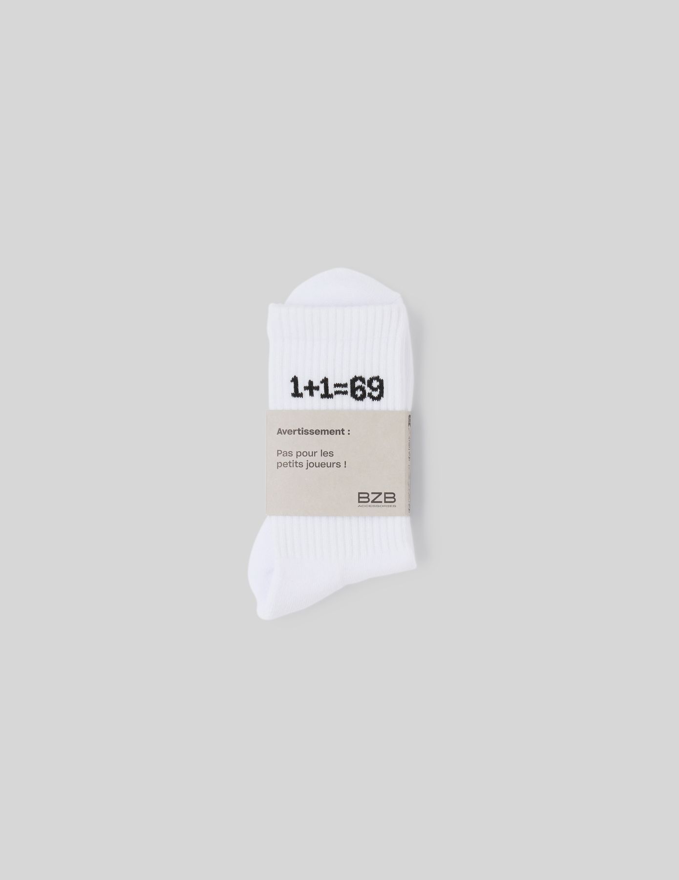 Chaussettes unitaire  1+1 = 69