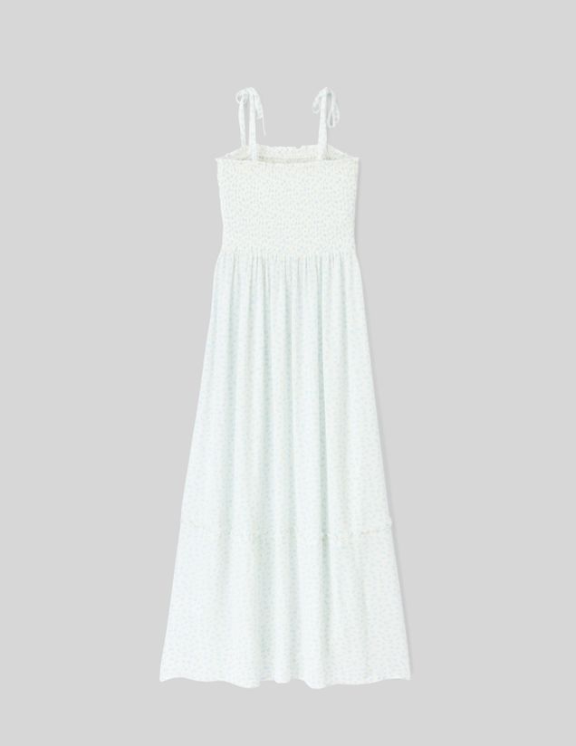 Robe longue imprim&eacute;e