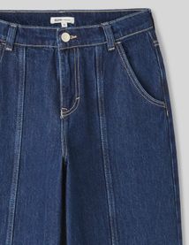 Jean straight surpiqures