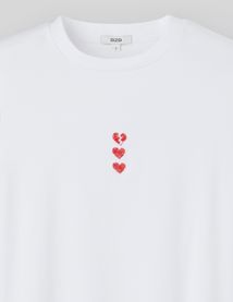 T-shirt brodé St Valentin
