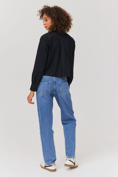 Chemise courte unie