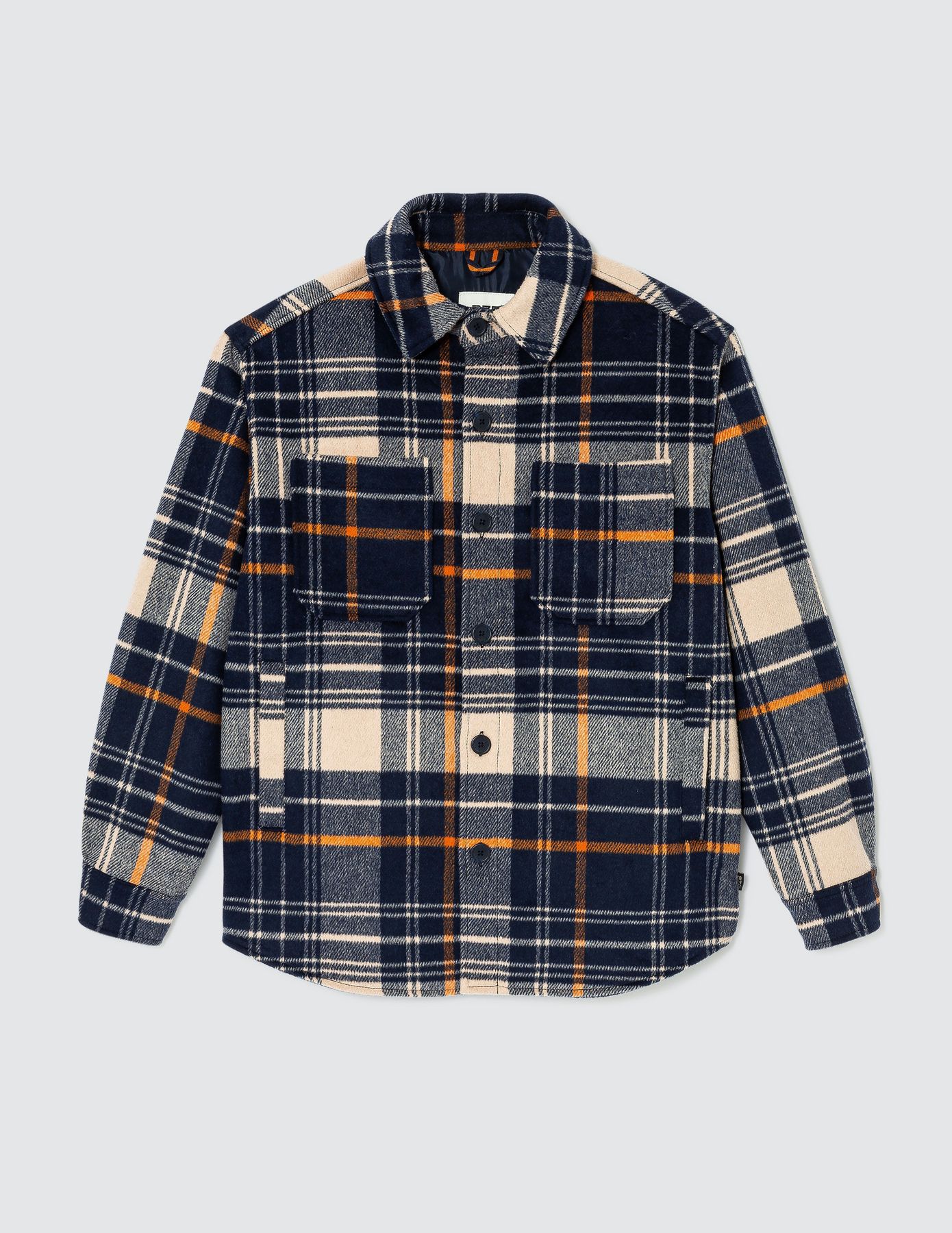 Veste surchemise à carreaux