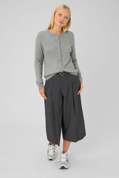 Gilet col rond boutonn&eacute;
