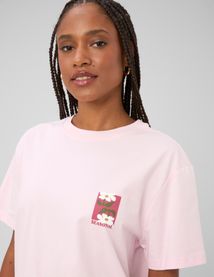 T-shirt imprim&eacute; devant / dos