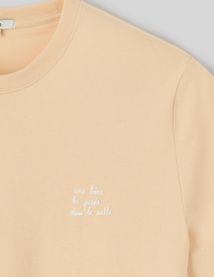 T-shirt message poitrine