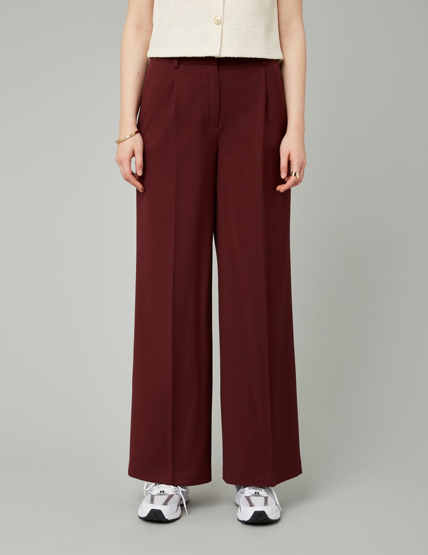 Pantalon large à pinces