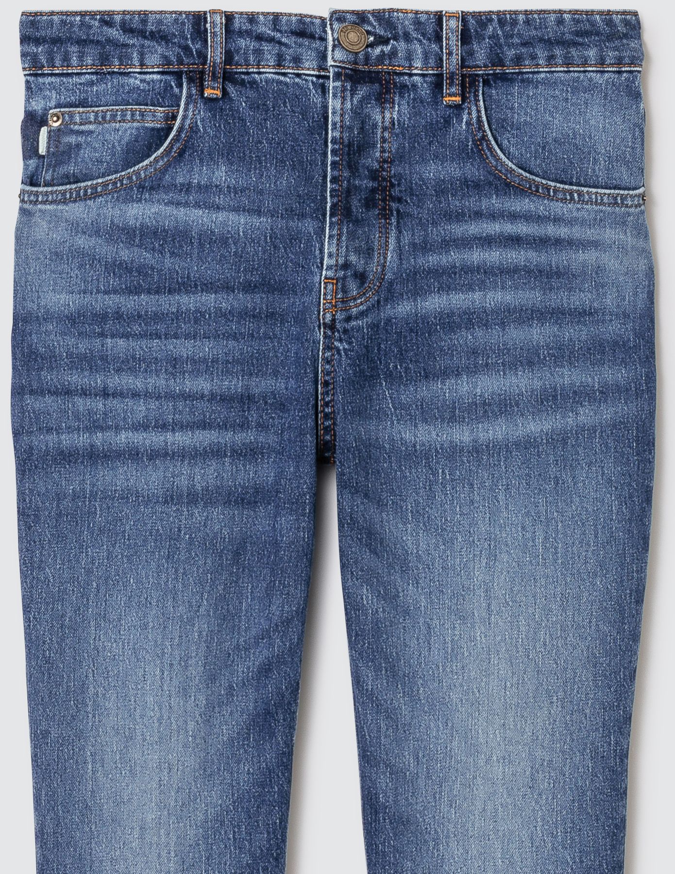 Jean straight double stone used