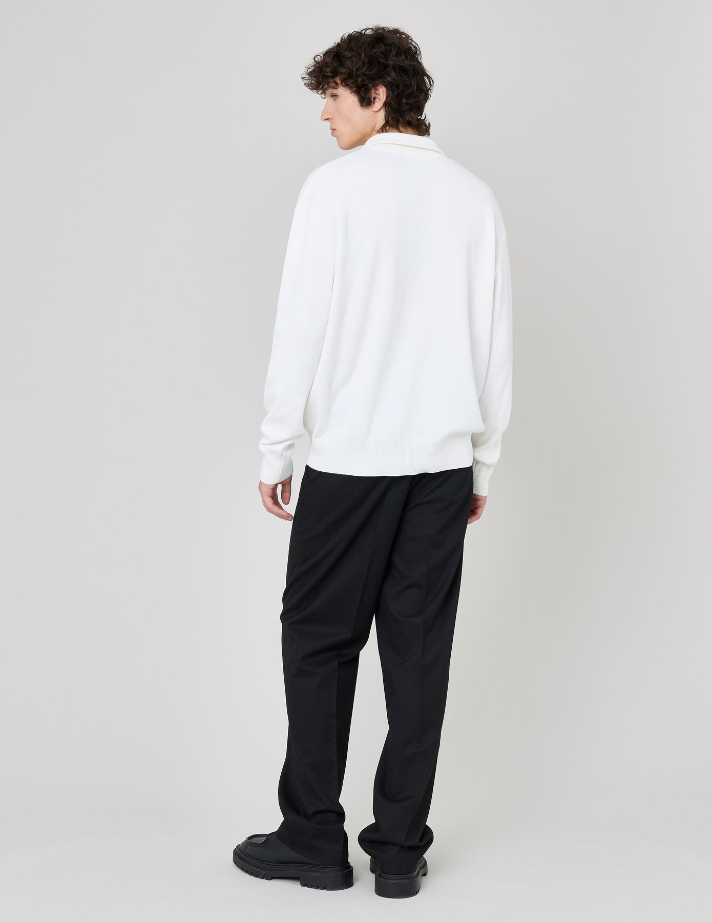Pull col montant zippé