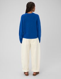 Pull col rond premium