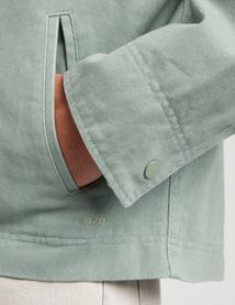 Veste zippée col velours