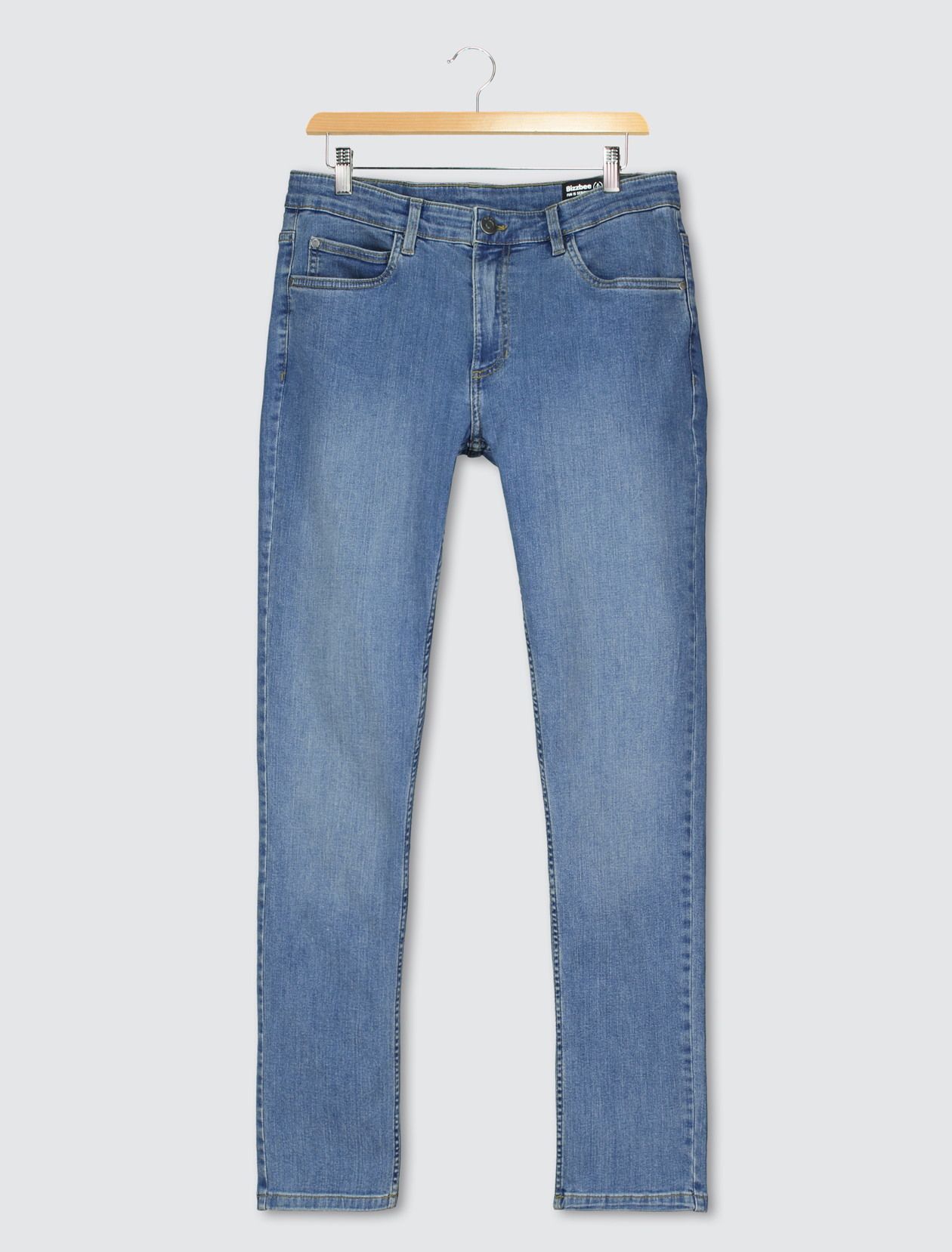 Jean slim basique stone clair