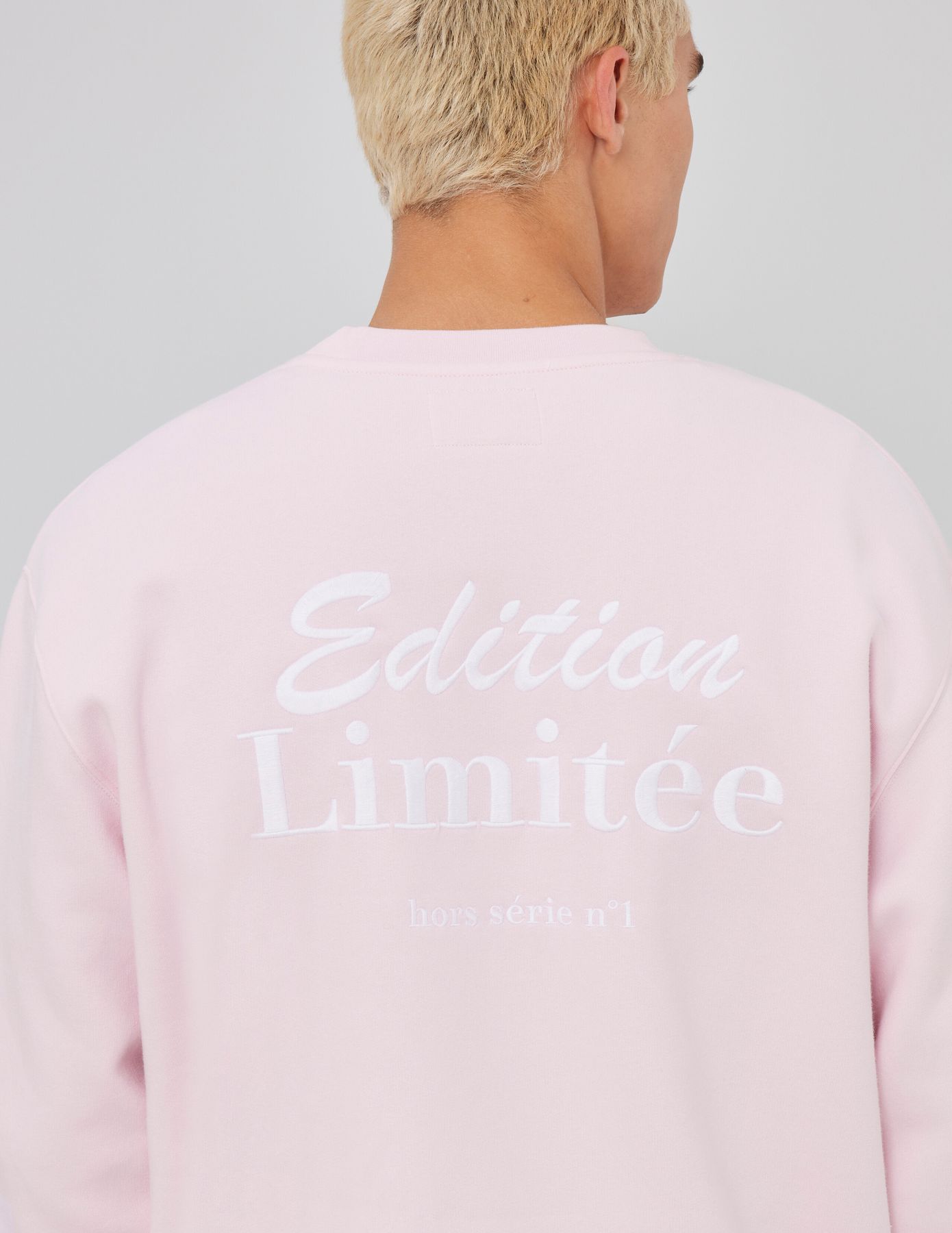 Sweat broderie devant/dos