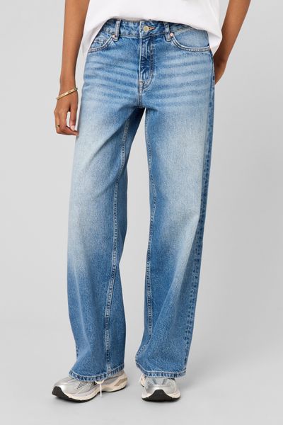 Jean wide leg taille basse