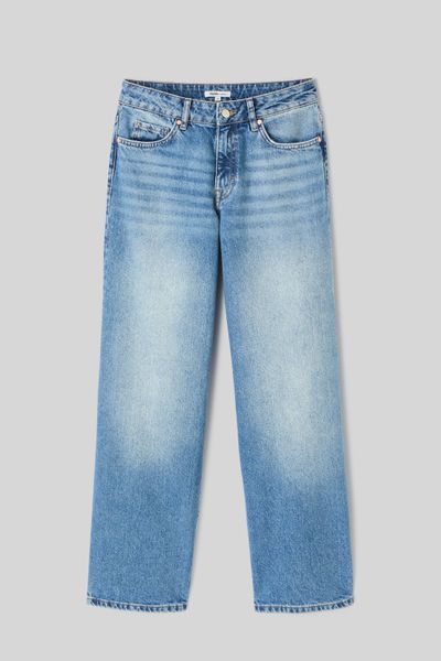 Jean wide leg taille basse