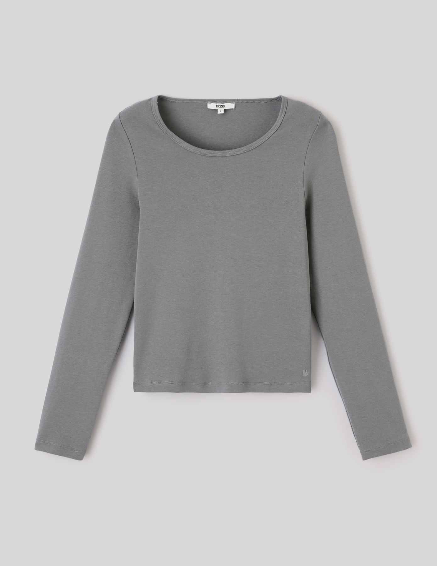 T-shirt manches longues c&ocirc;tel&eacute;