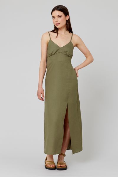 Robe longue unie