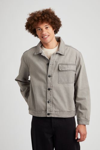 Veste boutonnée en jean