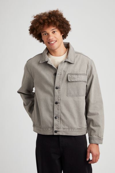 Veste boutonnée en jean