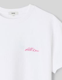 T-shirt imprim&eacute; devant/ dos